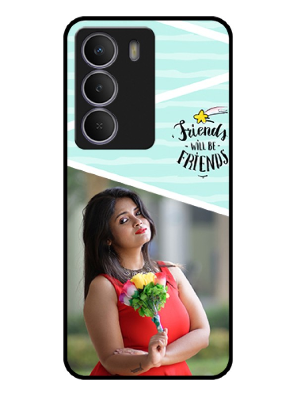 Custom Realme P3 Lite 5G Custom Glass Phone Case - Friends Picture Icon Design