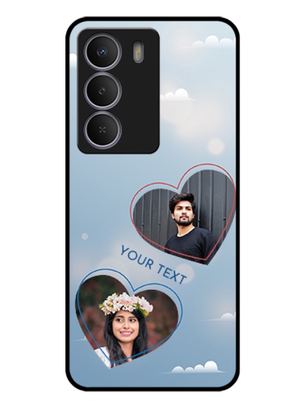 Custom Realme P3 Lite 5G Custom Glass Phone Case - Blue Color Couple Design