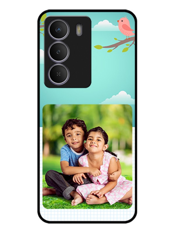 Custom Realme P3 Lite 5G Custom Glass Phone Case - Doodle Love Design