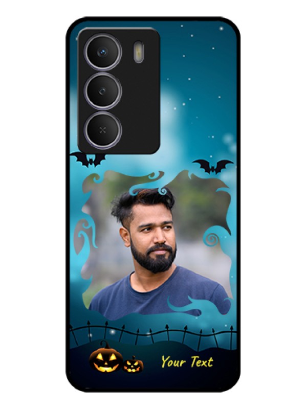 Custom Realme P3 Lite 5G Custom Glass Phone Case - Halloween Frame Design