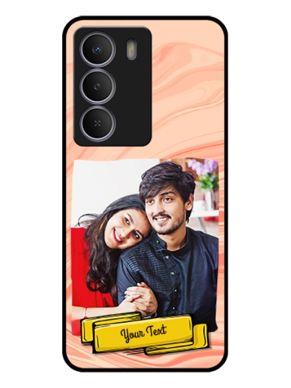 Custom Realme P3 Lite 5G Custom Glass Phone Case - Marble Texture Design
