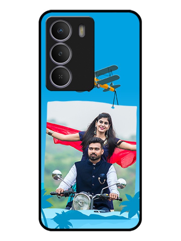 Custom Realme P3 Lite 5G Custom Glass Phone Case - Traveller Design