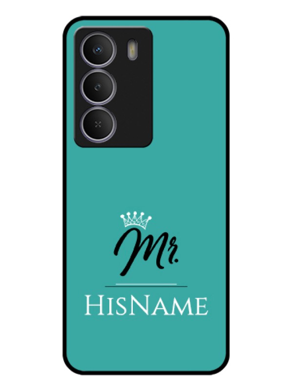 Custom Realme P3 Lite 5G Custom Glass Phone Case - Mr With Name Design