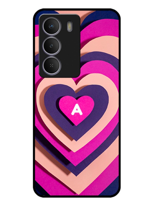 Custom Realme P3 Lite 5G Custom Glass Phone Case - Cute Heart Pattern Design