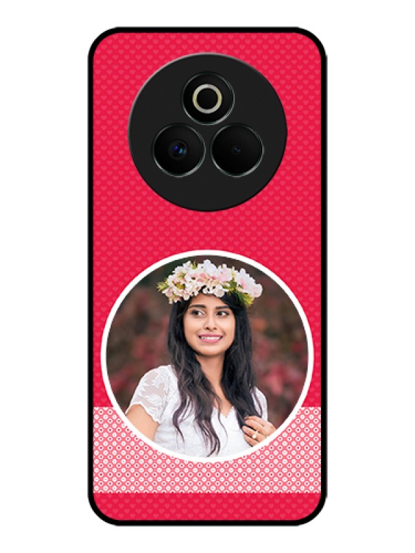 Custom Realme P3 Pro 5G Custom Glass Phone Case - Pink Color Pattern Design