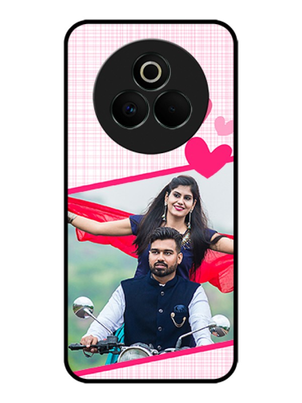 Custom Realme P3 Pro 5G Custom Glass Phone Case - Love Shape Heart Design