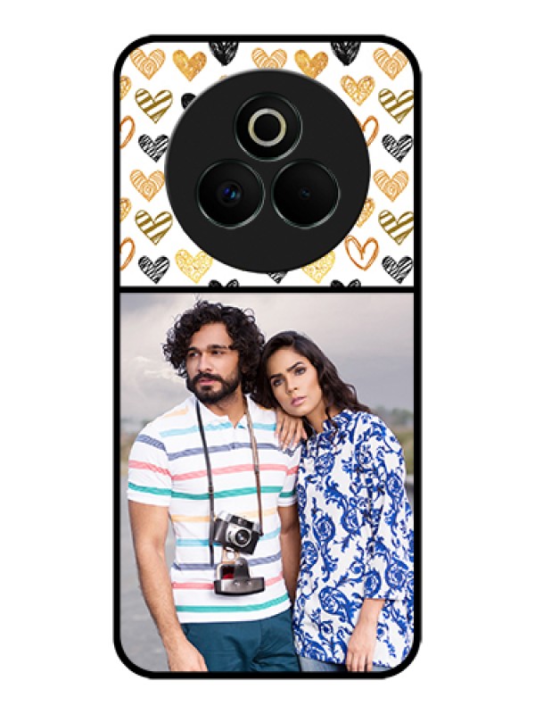 Custom Realme P3 Pro 5G Custom Glass Phone Case - Love Symbol Design