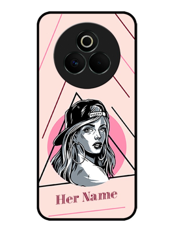 Custom Realme P3 Pro 5G Custom Glass Phone Case - Rockstar Girl Design