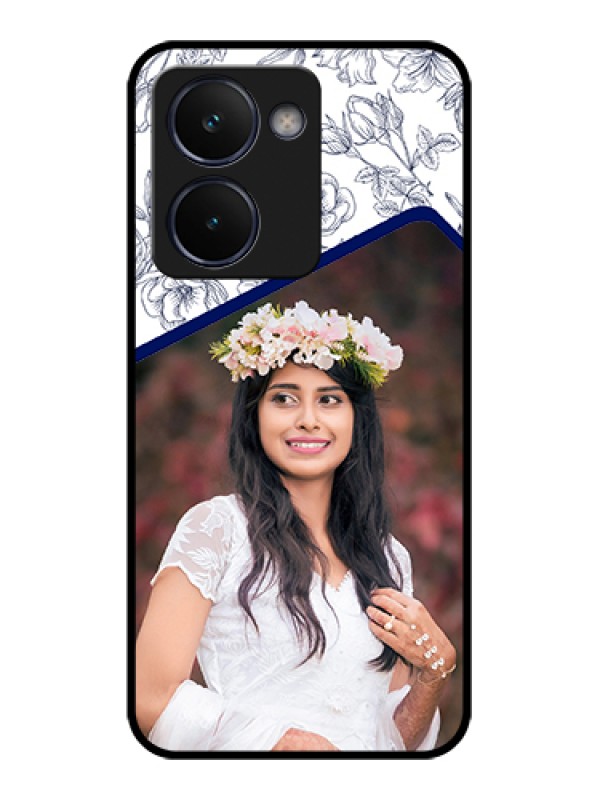 Custom Realme P3 Ultra 5G Custom Glass Phone Case - Classy Floral Design