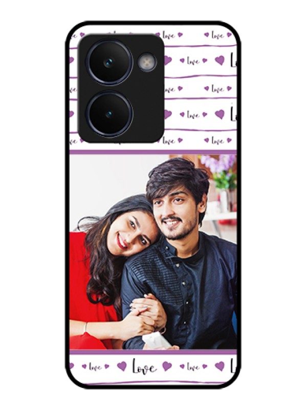 Custom Realme P3 Ultra 5G Custom Glass Phone Case - Couples Heart Design