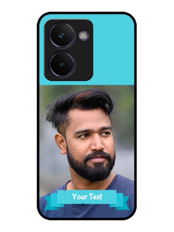 Custom Realme P3 Ultra 5G Custom Glass Phone Case - Blue Color Design