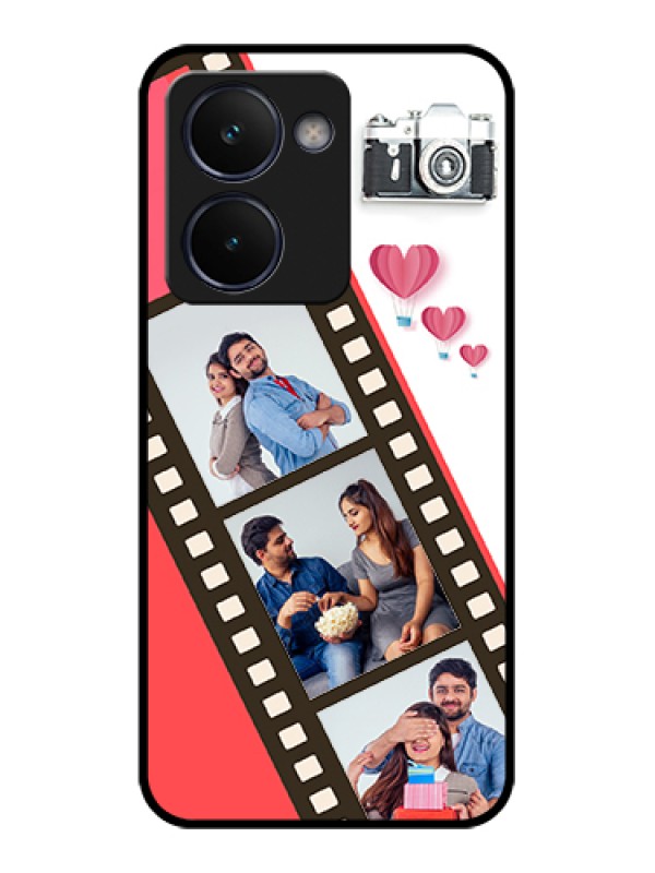 Custom Realme P3 Ultra 5G Custom Glass Phone Case - 3 Image Holder With Film Reel