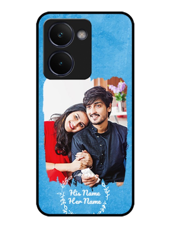 Custom Realme P3 Ultra 5G Custom Glass Phone Case - Blue Color Vintage Design
