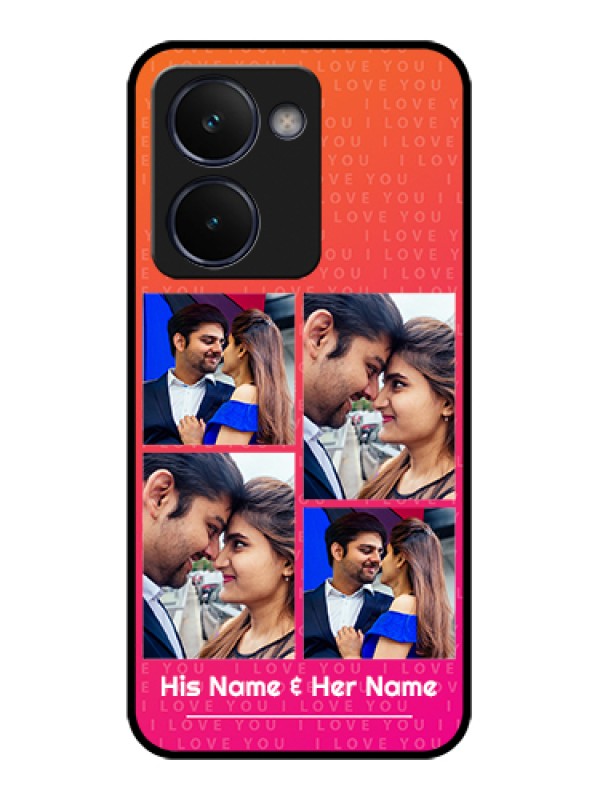 Custom Realme P3 Ultra 5G Custom Glass Phone Case - I Love You Pink Design