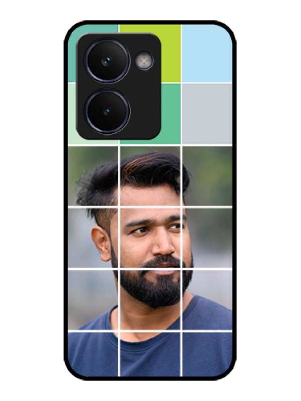 Custom Realme P3 Ultra 5G Custom Glass Phone Case - With White Box Pattern