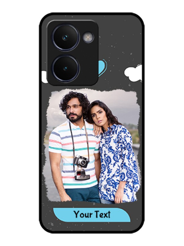 Custom Realme P3 Ultra 5G Custom Glass Phone Case - Splashes With Love Doodles Design