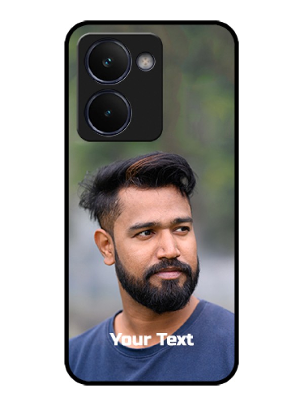 Custom Realme P3 Ultra 5G Custom Glass Phone Case - Photo With Text Design