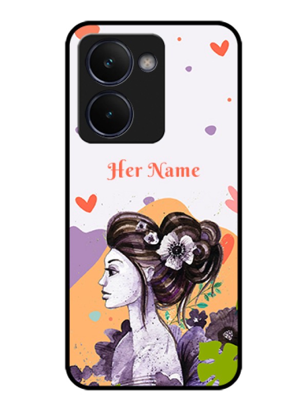 Custom Realme P3 Ultra 5G Custom Glass Phone Case - Woman And Nature Design