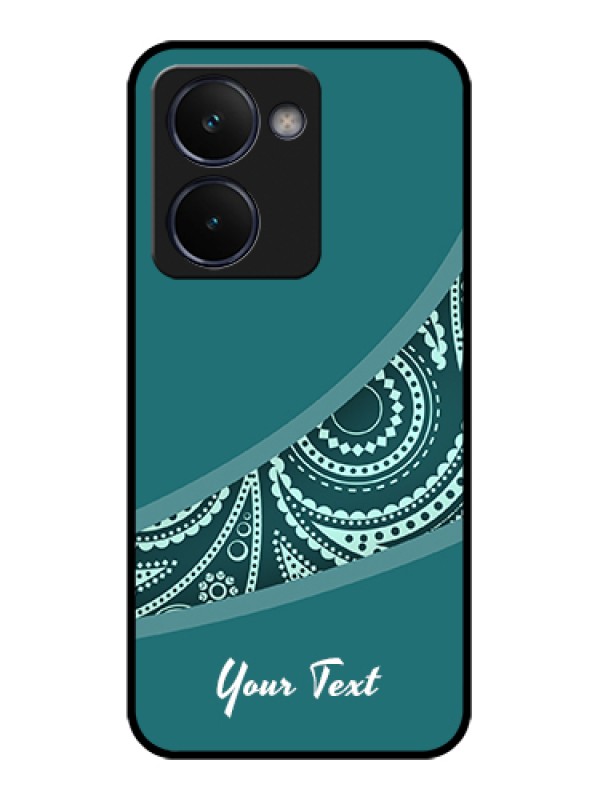 Custom Realme P3 Ultra 5G Custom Glass Phone Case - Semi Visible Floral Design