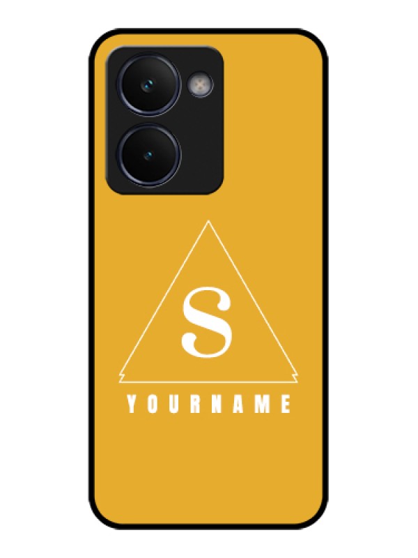 Custom Realme P3 Ultra 5G Custom Glass Phone Case - Simple Triangle Design