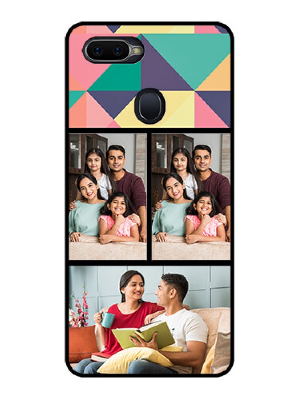 Custom Realme U1 Custom Glass Phone Case  - Bulk Pic Upload Design