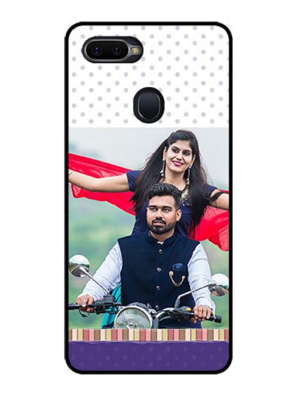 Custom Realme U1 Photo Printing on Glass Case  - Cute Family Design