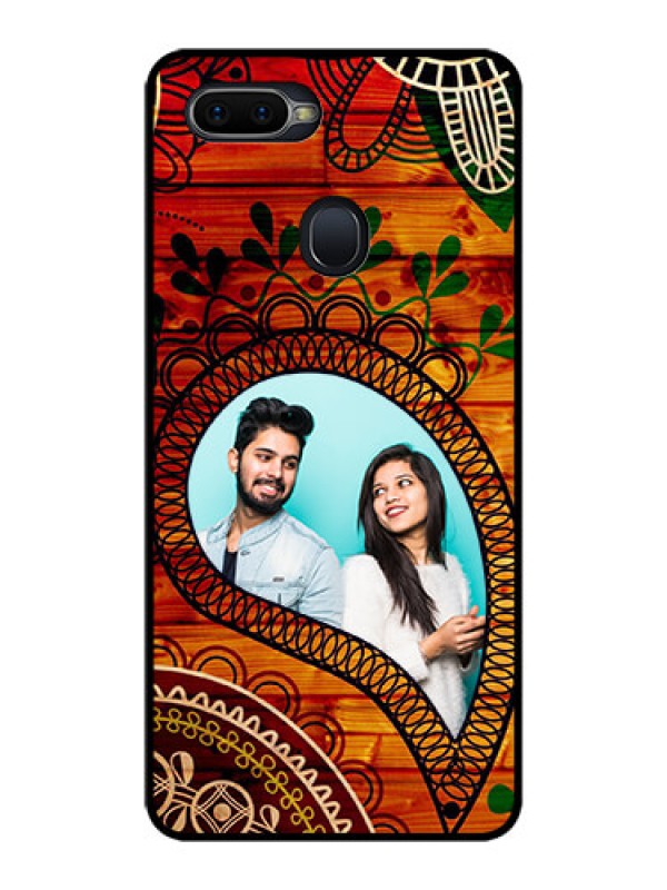 Custom Realme U1 Personalized Glass Phone Case  - Abstract Colorful Design