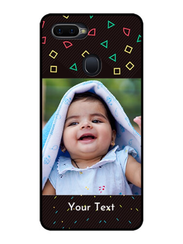 Custom Realme U1 Custom Glass Phone Case  - with confetti birthday design