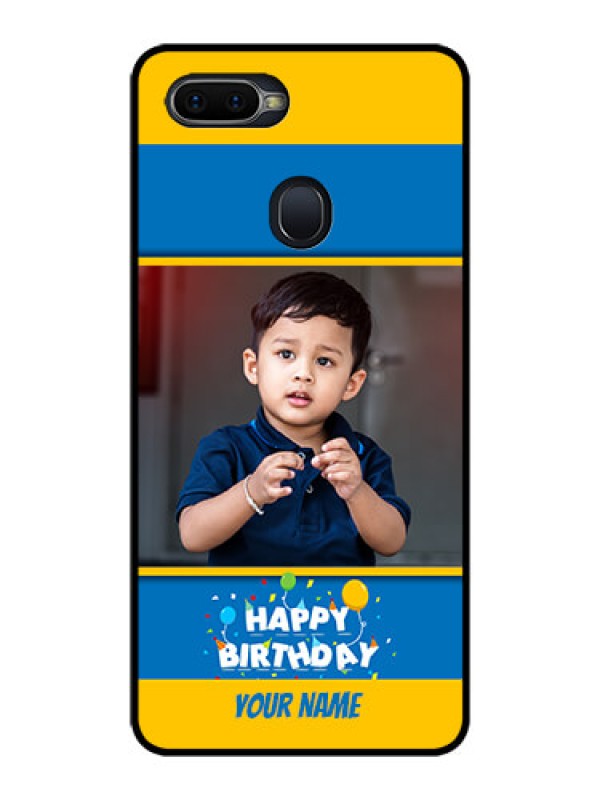 Custom Realme U1 Custom Glass Mobile Case  - Birthday Wishes Design