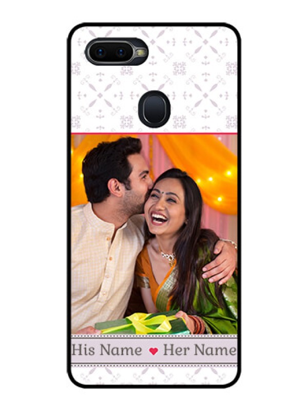 Custom Realme U1 Custom Glass Mobile Case  - with Photo and Ethnic Design