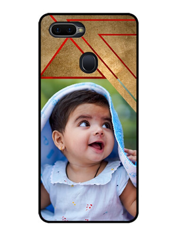 Custom Realme U1 Personalized Glass Phone Case  - Gradient Abstract Texture Design
