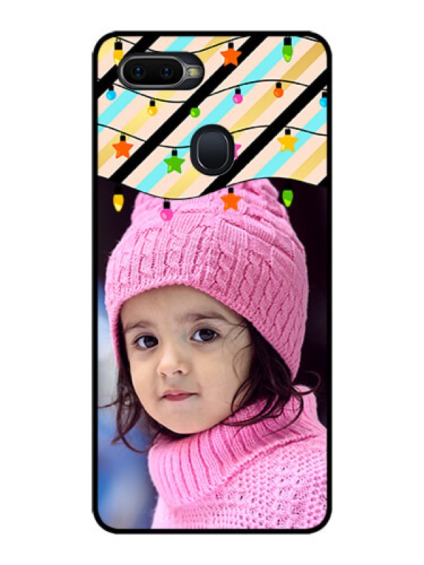 Custom Realme U1 Custom Glass Mobile Case  - Lights Hanging Design