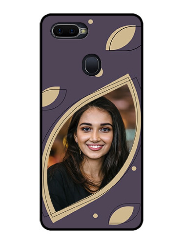 Custom Realme U1 Custom Glass Mobile Case - Falling Leaf Design