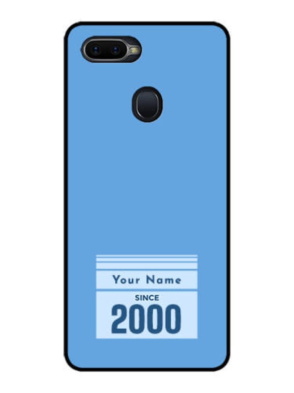 Custom Realme U1 Custom Glass Mobile Case - Custom Year of birth Design