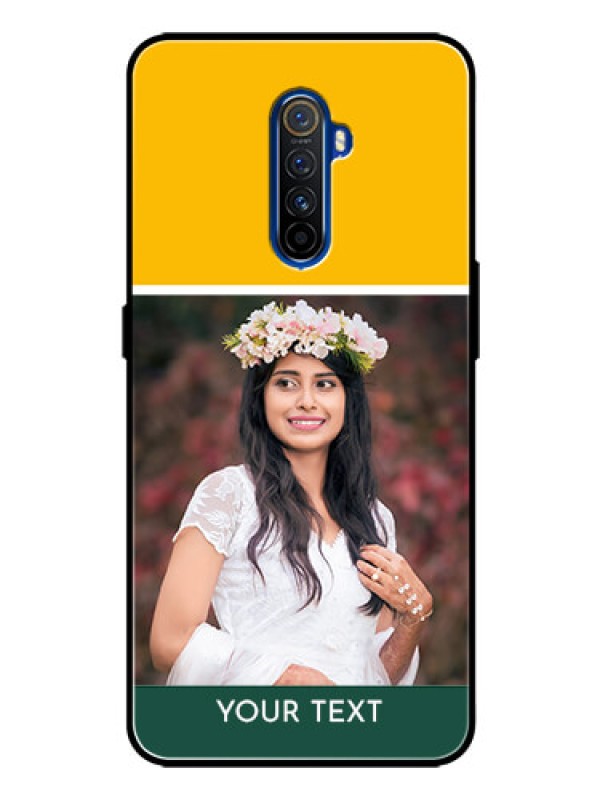 Custom Realme X2 Pro Photo Printing on Glass Case  - Love You Design