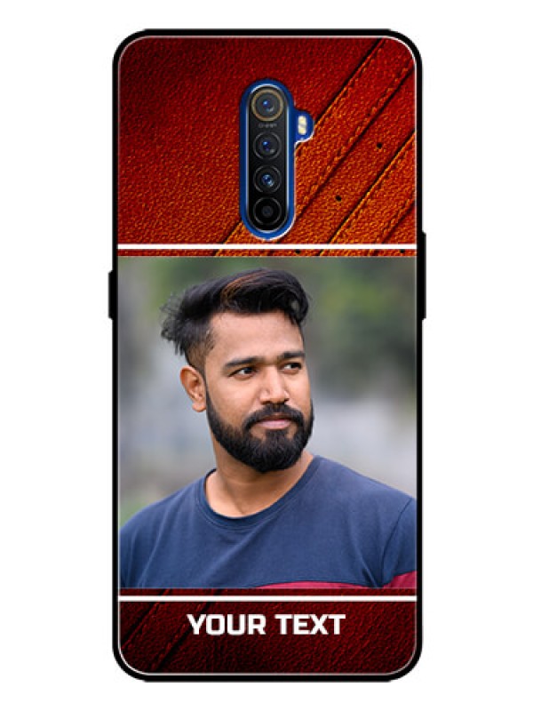 Custom Realme X2 Pro Personalized Glass Phone Case  - Leather Phone Case Design