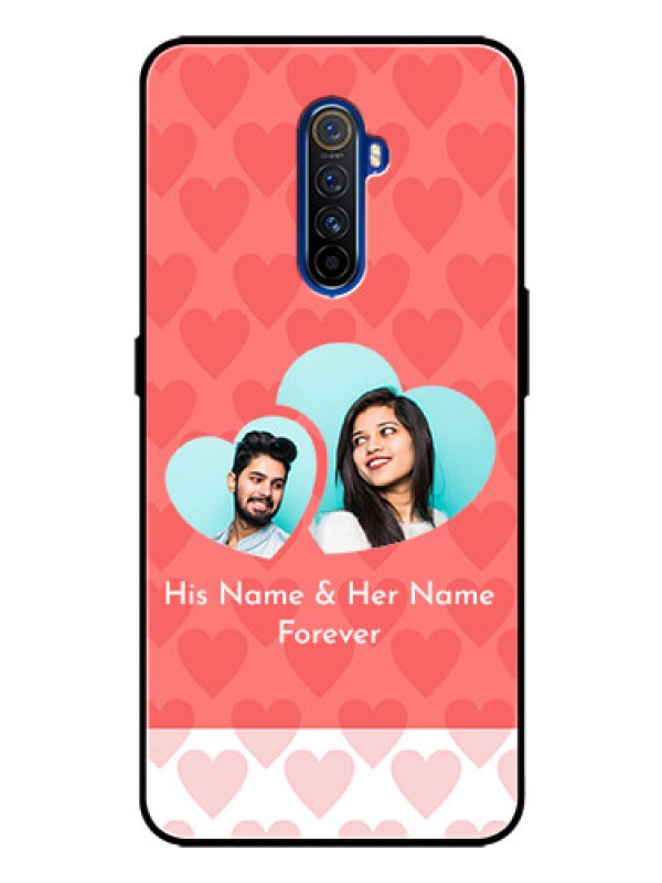 Custom Realme X2 Pro Personalized Glass Phone Case  - Couple Pic Upload Design