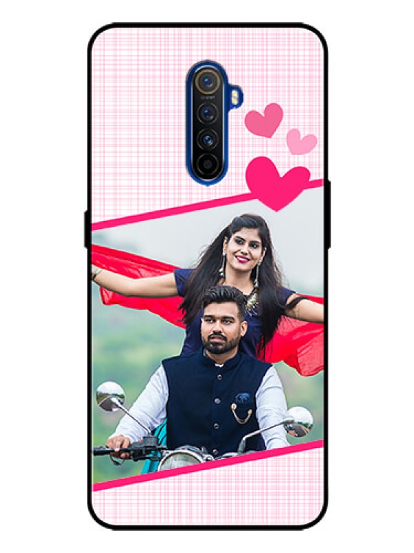 Custom Realme X2 Pro Custom Glass Phone Case  - Love Shape Heart Design