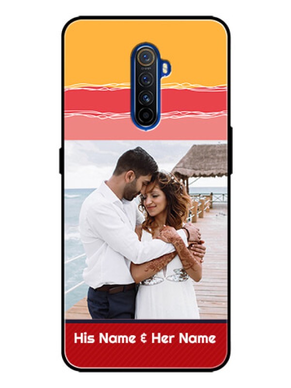 Custom Realme X2 Pro Custom Glass Mobile Case  - Colorful Case Design