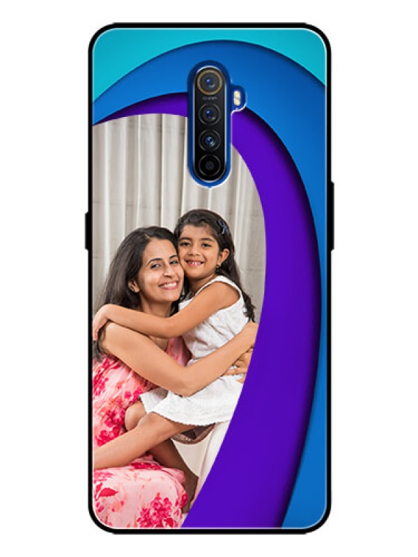 Custom Realme X2 Pro Photo Printing on Glass Case  - Simple Pattern Design