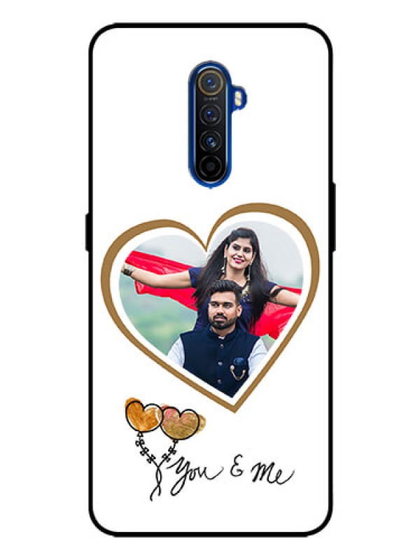 Custom Realme X2 Pro Custom Glass Mobile Case  - You & Me Design