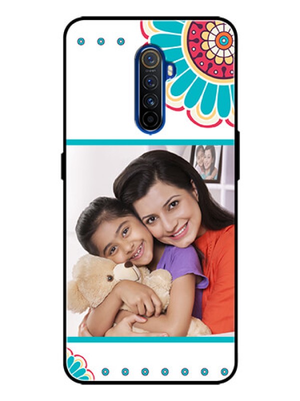 Custom Realme X2 Pro Custom Glass Phone Case  - Flower Design