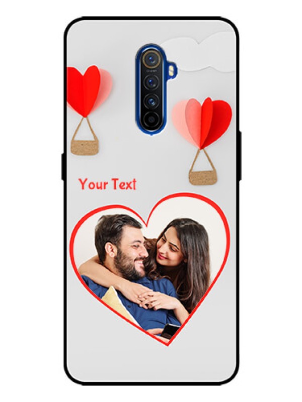 Custom Realme X2 Pro Custom Glass Mobile Case  - Parachute Love Design