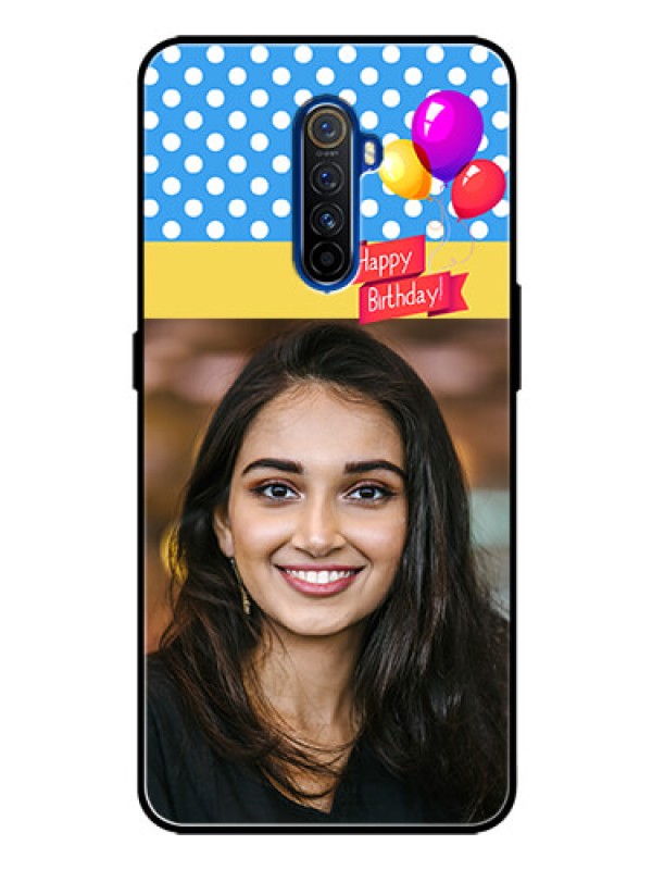 Custom Realme X2 Pro Custom Glass Mobile Case  - Happy Birthday Design