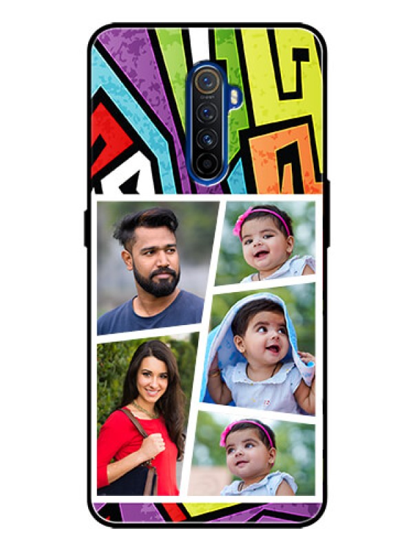 Custom Realme X2 Pro Custom Glass Phone Case  - Graffiti pattern Design