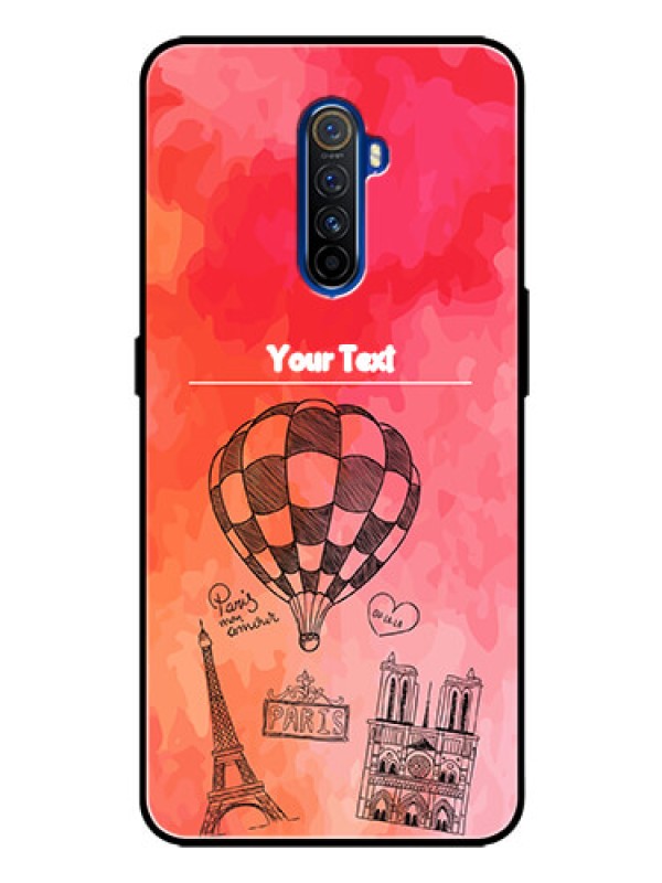 Custom Realme X2 Pro Custom Glass Phone Case  - Paris Theme Design