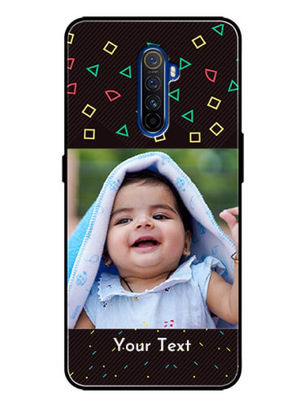 Custom Realme X2 Pro Custom Glass Phone Case  - with confetti birthday design