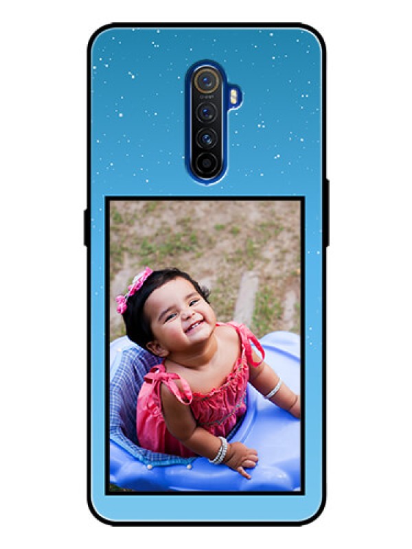 Custom Realme X2 Pro Custom Glass Mobile Case  - Wave Pattern Colorful Design