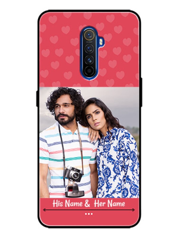 Custom Realme X2 Pro Photo Printing on Glass Case  - Simple Love Design