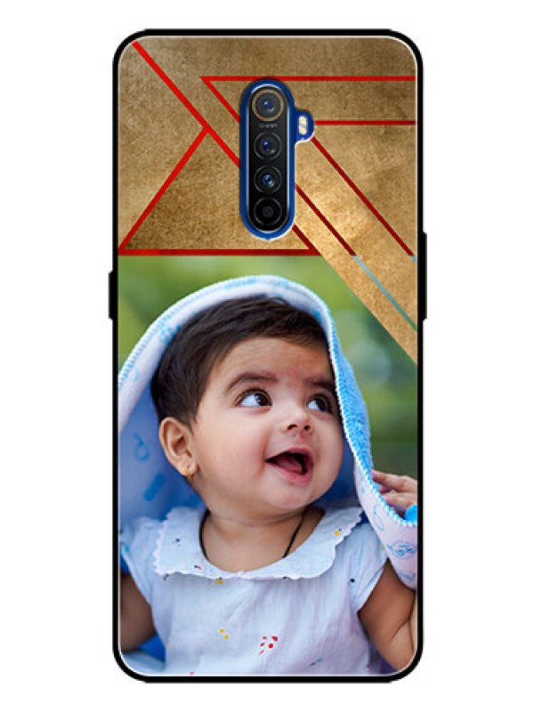 Custom Realme X2 Pro Personalized Glass Phone Case  - Gradient Abstract Texture Design